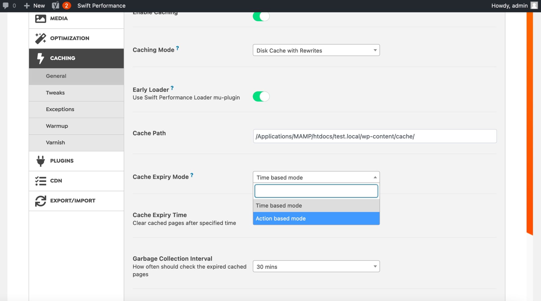 Cache Expiry Mode – Swift Performance