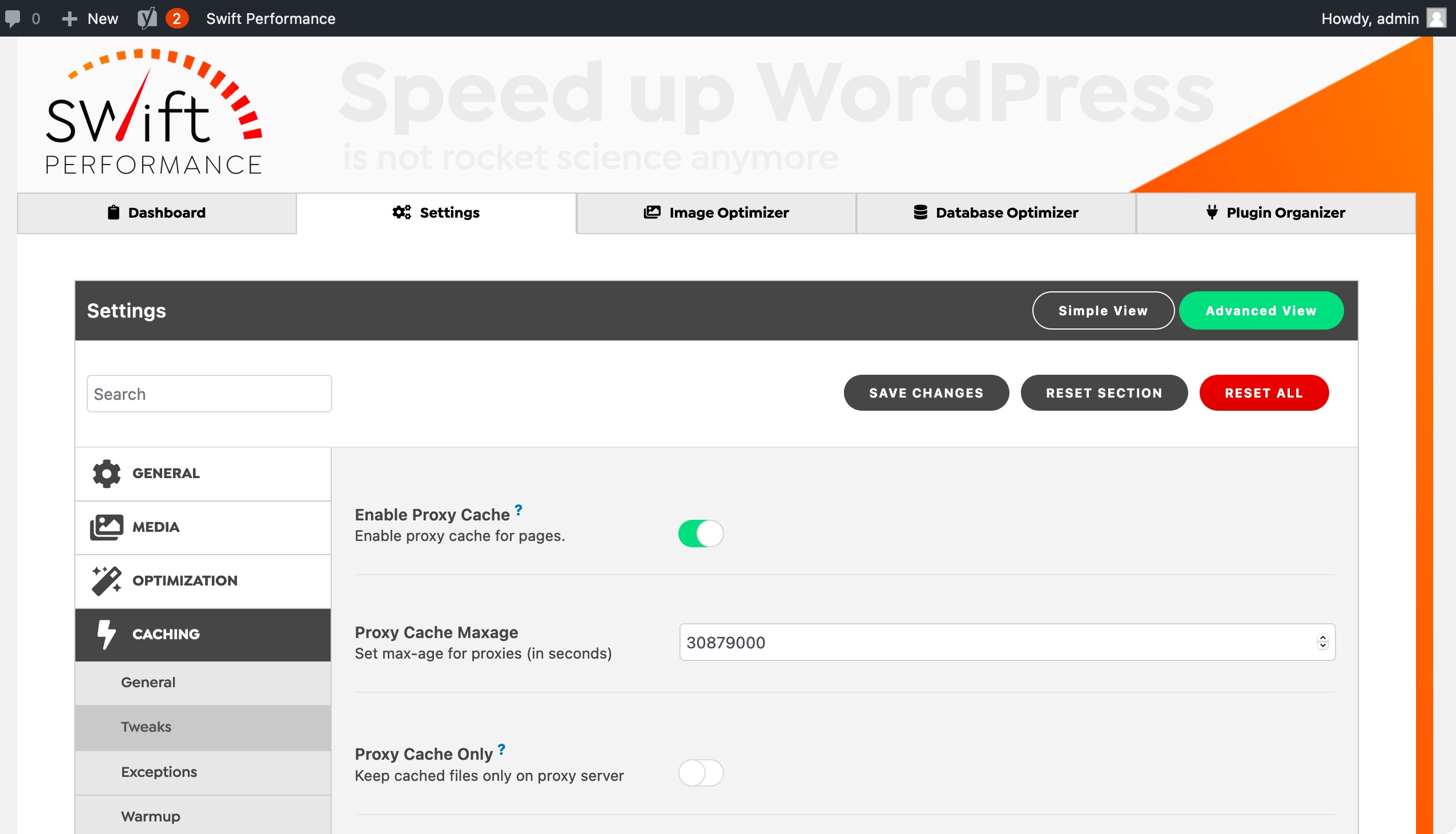 Proxy Caching – Swift Performance